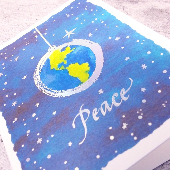 🎄 CHRISTMAS SALE! 🎄 10PC Papyrus Peace Christmas Cards with Envelopes, Seals - Picture 4 of 11